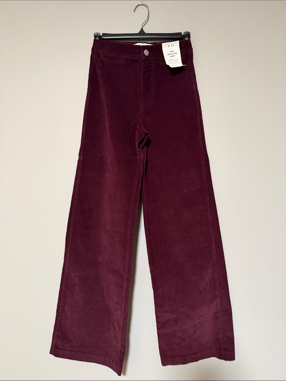Madewell Corduroy Wide-Leg Boot Cut Pants